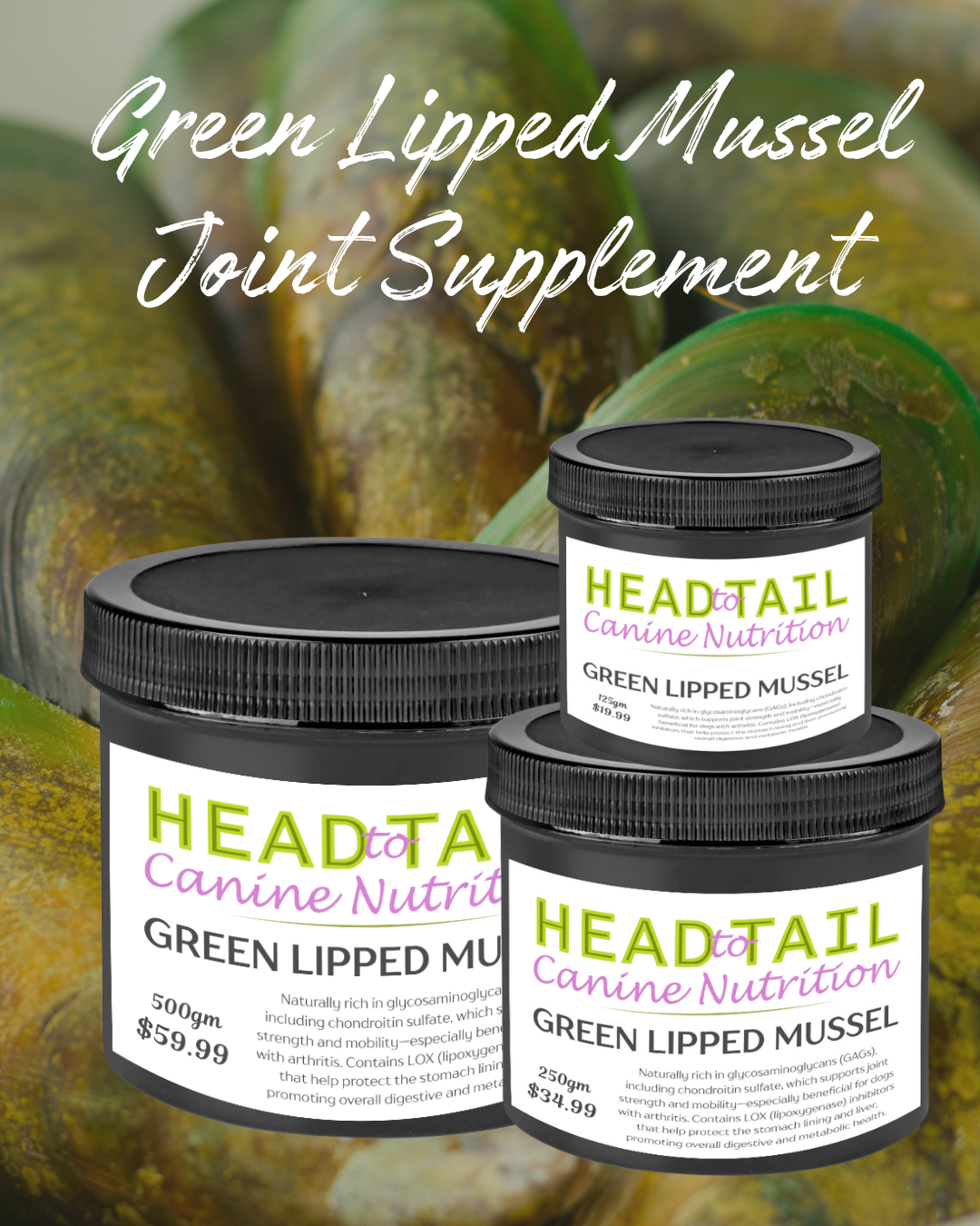 Green Lipped Mussel Supplement for Cat and Dog