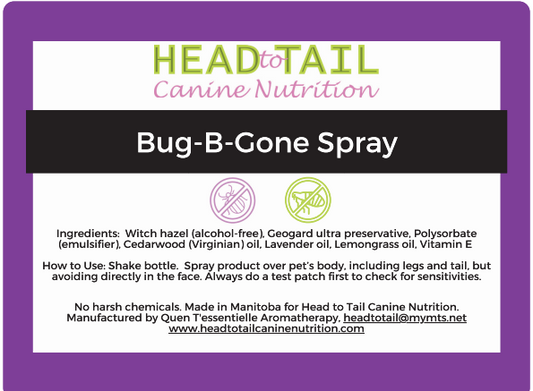 🐾8oz  Bug B Gone Spray -  Nature’s Gentle Shield Against Fleas & Ticks