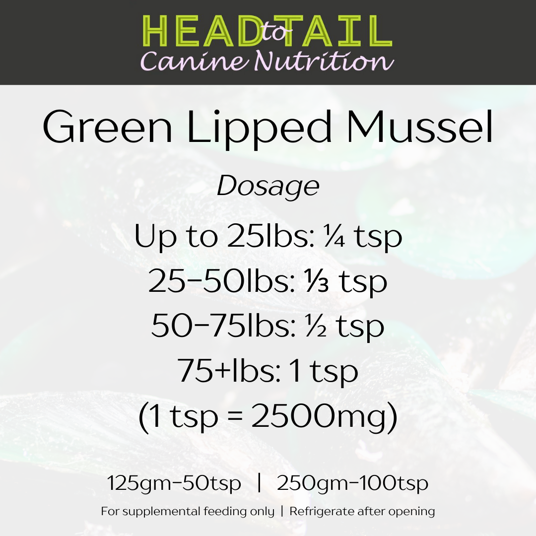 Green Lipped Mussel Supplement for Cat and Dog